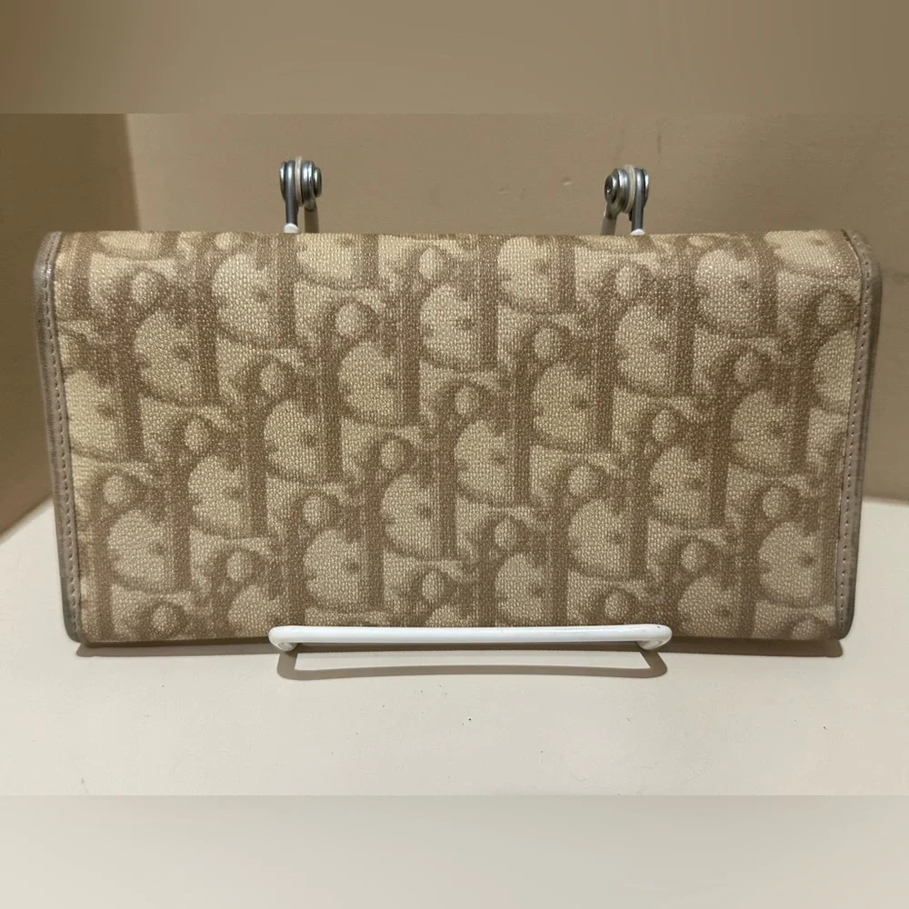 Christian Dior Brown Trotter Long Wallet